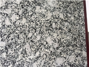 G418 Spray White China Granite Sea Wave Tile Slab