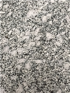 G418 Spray White China Granite Sea Wave Tile Slab