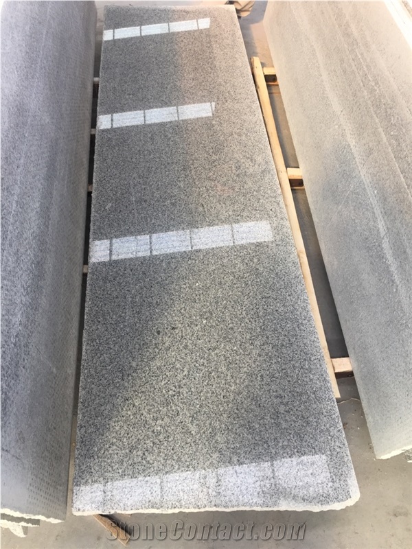 G603 Grey Granite Slabs to the Stairs