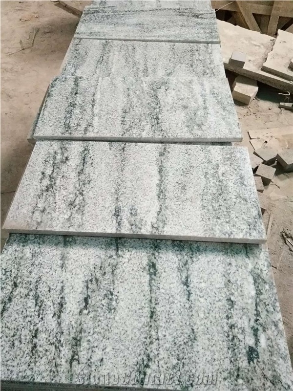 Multicolor Green Chinese Granite Tiles Slabs