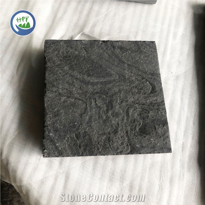 Grain Black Limestone Tiles