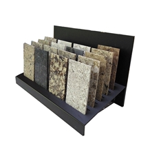 Black Acrylic Table Display Stand For Quartz Stone