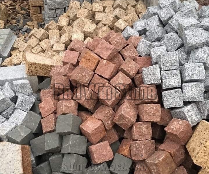 Granite Stone Cube Stone Pavers