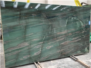 Brazilian Luxury Royal Emerald Green Quartzite