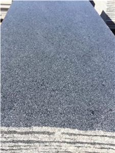 G654 Dark Grey Granite, Zhangqiu Black Granite