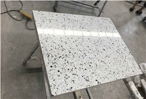 Artificial Terrazzo Grey/White Square Table Tops
