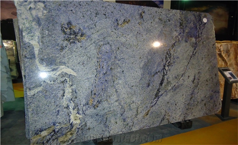 Azul Bahia Blue Granite Slabs Kitchen Wall Floor