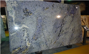 Azul Bahia Blue Granite Slabs Kitchen Wall Floor