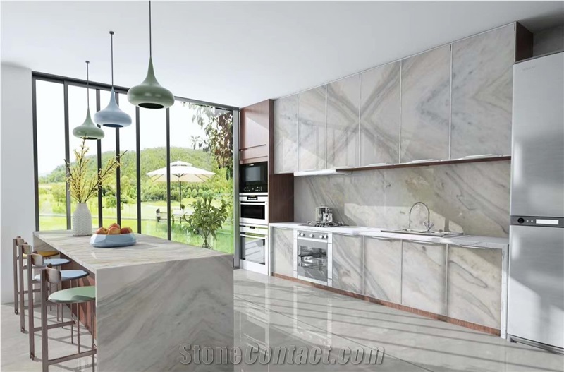 Calacatta Grey Marble Slab for Floor Wall Tiles
