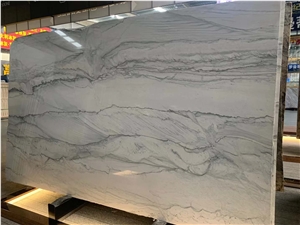 Calacatta White Marble Bookmatch Wall Floor Tiles