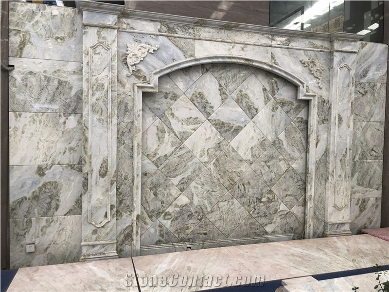 China Changbai White Jade Marble Slabs Wall Tiles
