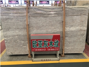 Eurasian Grey Veined Marble Slabs for Floor Wall