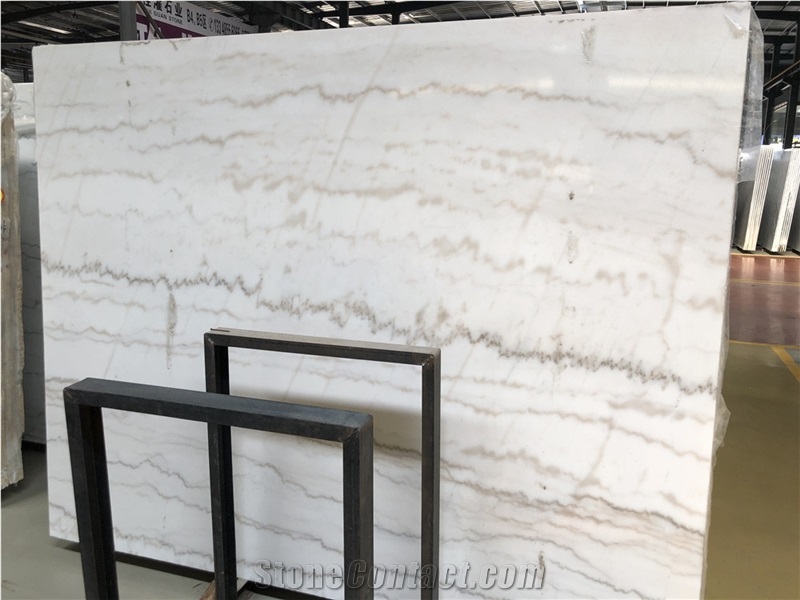 White Bianco Crown Marble Slabs Wall Floor Tiles