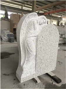 Bethel White Monument Angel Sculpted Gravestone
