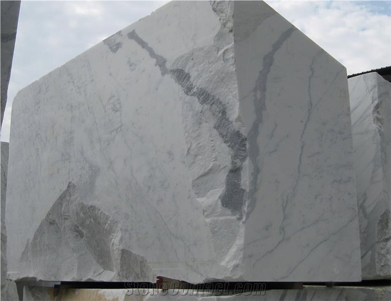 Bianco Carrara White Marble Cd Quarry Blocks