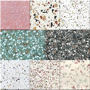 Blackterrazzo Artificial Stone Polished Tiles