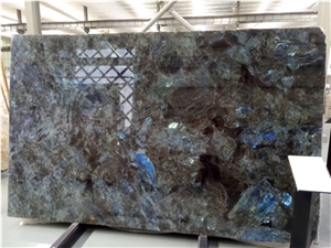 Blue Lemurian Labradorite Granite Polished Slabs