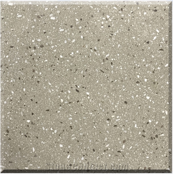 Brown Terrazzo Artificial Stone Polished Tiles
