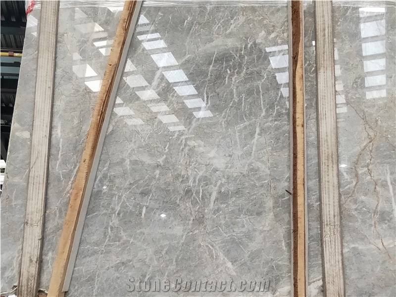China Fior De Pesco Grey Marble Polished Slab&Tile