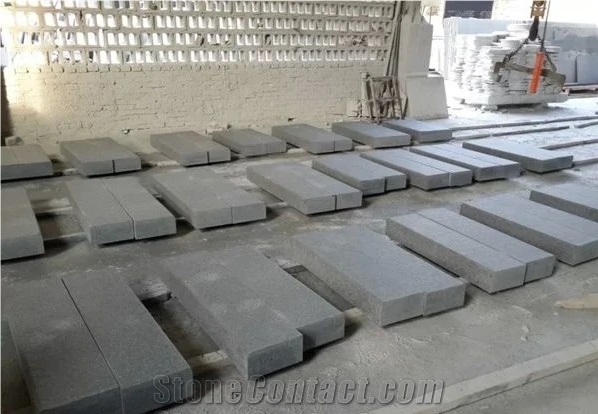 China Grey Porphyry Flamed Paving Stone