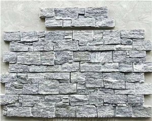 China Grey Quartzite Split Exposed Wall Stones