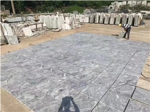 China Viscont Grey Vein Granite Flamed Paving Tile