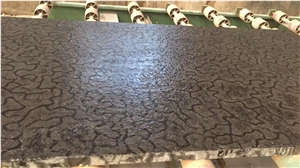 Chinese Black Oracle Marble Polished &Antique Tile