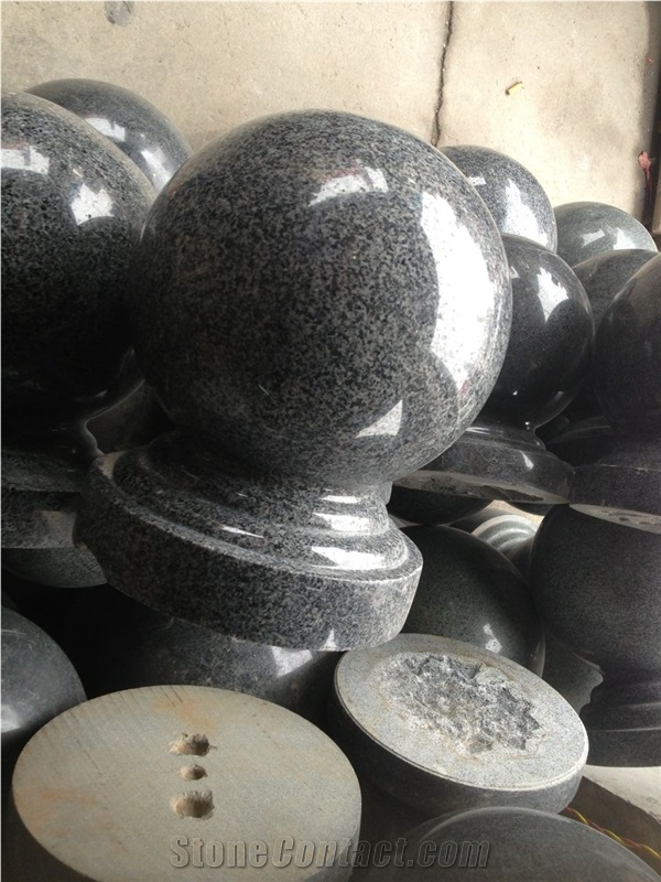 Chinese Grey Granite Ballards Balls for Parking