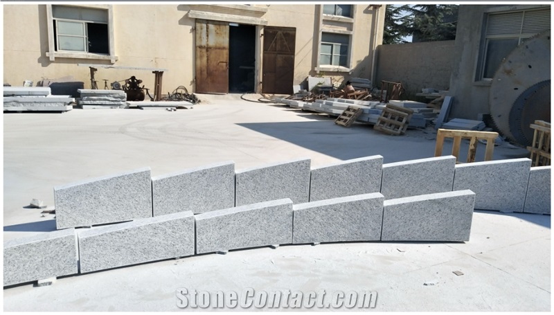 G358 Chinese Grey Granite Surface Flamed Curbstone
