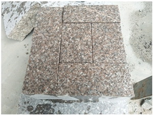 G648 Chinese Red Granite Surface Flamed Pavers