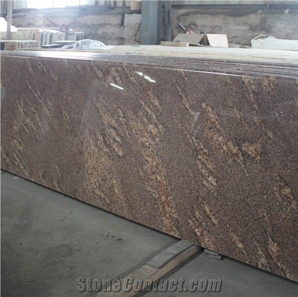 Giallo California Granite Polished Kitchen Worktop