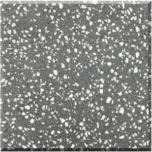 Grey Terrazzo Polished Artificial Stone Tiles