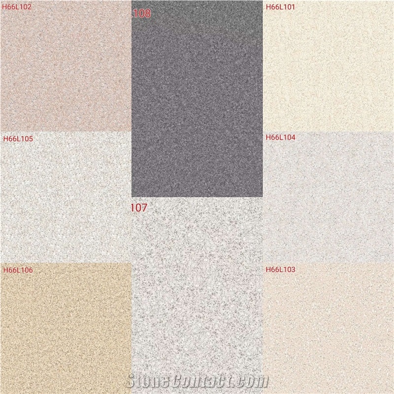 H66l103 Artificial Stone Pink Granite Ceramic Tile