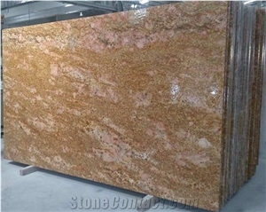 Imperial Gold India Granite Polished Tiles Slabs