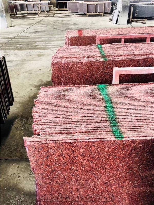 Imperial Red Granite Polished Slabs &Floor Tiles