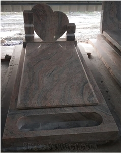 Indian Juparana Granite Polished Custom Monuments