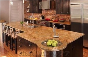 Indian Juparana Granite Polished Kitchen Worktops