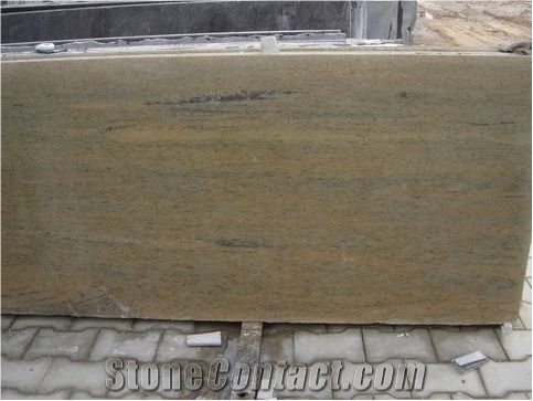 Ivory Raw Silk Granite Beige Polished Countertops