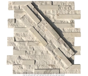 Marble Ledger Panel Cultured Stacked Stone Veneer