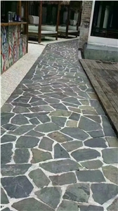 Multicolor Slate Flagstone Paving Walkway Pavers
