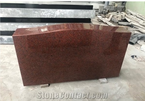 New Imperial Red Granite Polished Custom Monuments