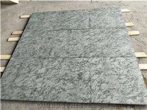 Olive Green Granite Flamed Floor Covering