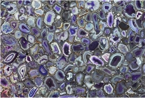 Purple Onyx Semi Precious Stone Polished Slabs