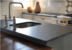 Steel Grey India Granite Polished Countertops