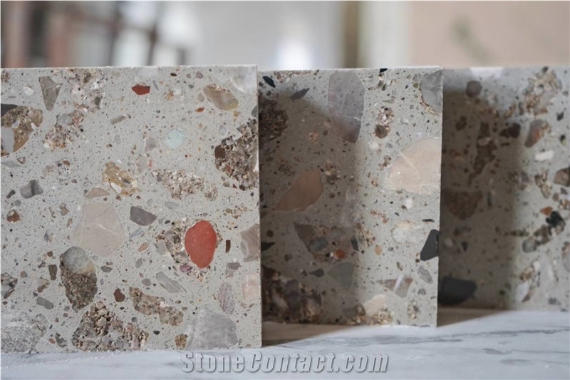 Terrazzo China Artificial Stone Polished Tiles