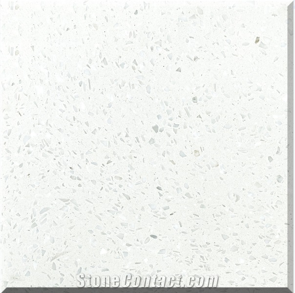 White Terrazzo Polished Wall Covering Tiles