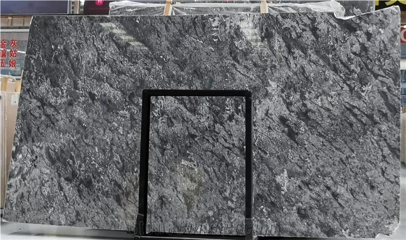 Amazon Dark Grey Gray Ash Marble Slab Tile New