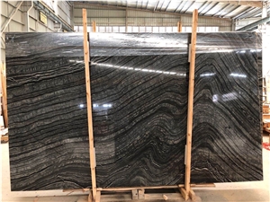 Black Wooden China Black Forest Marble
