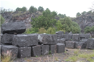 Basalt Lava Stone Blocks, Fossil Gray Blocks