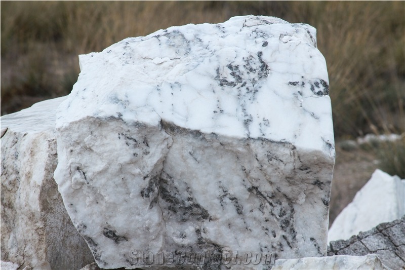 White/Gray Bengal Alabaster Blocks, Alabaster Raw Boulders